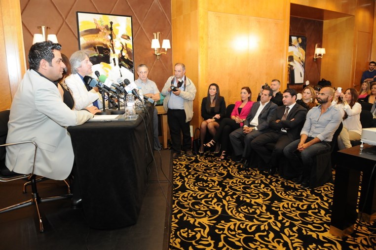 Haifa Wehbi & Hatem Al Iraki Press conference 